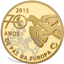 70 Anos de Paz Europa (Ouro Proof)